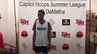 Interview with Georgetown Prep's Dejean Desire 6/13/18