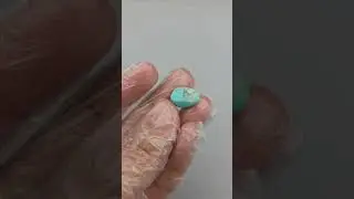 Turquoise (Feroza) 11.09 Carat Natural | Damghan Iran Origin | Blue Gemstone #Feroza #Gem #Turquoise
