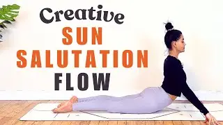 30 minutes Sun Salutation Flow | Creative Vinyasa Flow | Full Body Yoga Flow