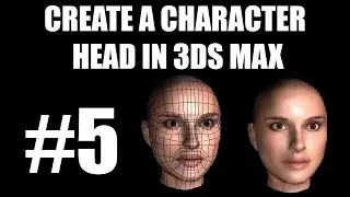 3ds Max Tutorial - Part 5 - Human Character Head Modelling of Natalie Portman