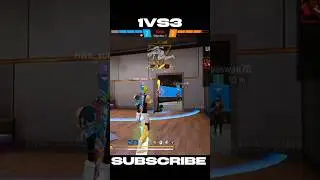 1VS3 😈 || CS RANK PUSH MASTER || UMP GUN || POWER GAMER || #shorts #viral #freefire #best #gaming