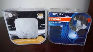 GE Megalight Ultra +150 vs OSRAM Cool Blue BOOST