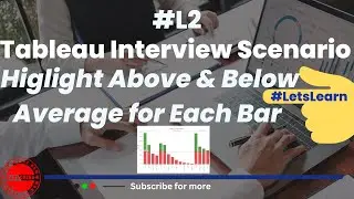 Tableau Interview Scenario | Highlight Above & Below Average