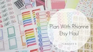 Plan With Rhianne Haul | PLANNER B