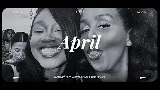 APRIL WENT SOMETHING LIKE THIS … Weddings | Concerts | Friends