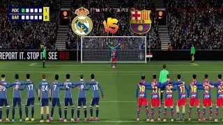 Penalty shootout |🔥Barcelona Fc vs Real Madrid | Bar vs Rma Full Match Highlights 