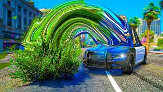 Embarrassing Cops With Shapeshifting Plant Car In GTA 5 RP