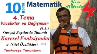 Karesel Fonksiyonlar ve Nitel Özellikleri 3 | 10. Sınıf Matematik Yeni Müfredat Konu Anlatımı maarif