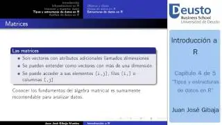 Curso R - Tipos y estructuras de datos