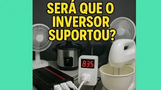 Teste Real: Inversor de 1000W Aguenta Mesmo? (Chegando a 835W de Carga no Joyfox)