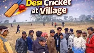 Desi cricket match ke tashan#viral #funny #comedy #villagevlog #desi 😍😍