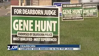 Campaign sign controversy