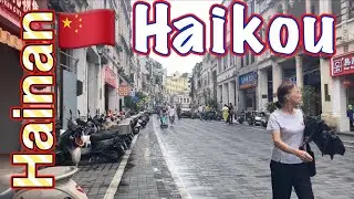 Qilou Old Streets Haikou Walk | No Commentary | Ambient Sounds Only 🇨🇳 China