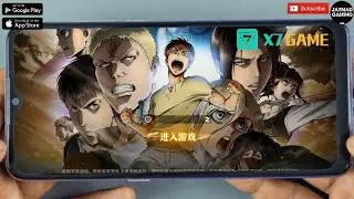 ATTACK ON TITAN (EN/CN) 2025 Online Turnbased-RPG Mobile by x7game Android-Gameplay