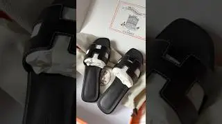 HERMES ORAN SANDALS UNBOXING 🤍 #hermes #hermeslovers #luxury #luxurylifestyle #oransandals