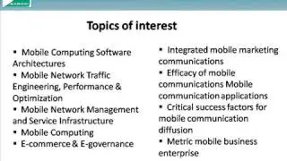International Journal of Mobile Network Communications & Telematics  IJMNCT