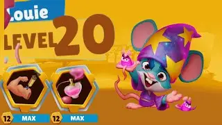 Solo LOUIE MAXED LEVEL 20 Zooba Gameplay