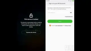 Unlock Xiaomi Mi account / Europe Mi account unlock