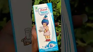 AMUL TAAZA TETRA PACK MILK #shorts #shortsfeed #amulmilk