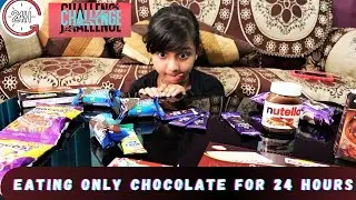Eating Only Chocolate for 24 Hours | CHOCOLATE FOOD CHALLENGE #learnwithpriyanshi