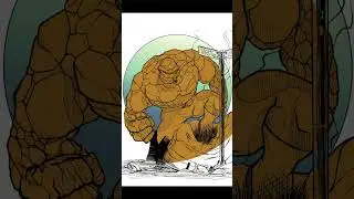 The Thing #fantasticfour #art #comics