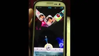 Samsung Galaxy S3 with Next Music Widget preview