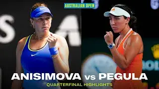 HIGHLIGHTS: Jessica Pegula Australian Open Quarterfinal | Australian Open 2026