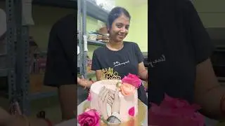 Ring ceremony cake💍 design #cake #design #viralvideo ❤️