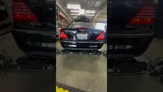 2005 Mercedes-Benz CL65 AMG cold start W215 C215 M275 V12 Biturbo. Factory exhaust sound. S65 SL65