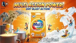 Multi Action Washing Powder Ad | Powerful Clean in One Wash | Want a Video Ad Like This? CGI AD