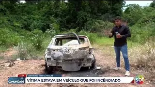 Será que este galão foi utilizado pelos criminosos para transportar gasolina?