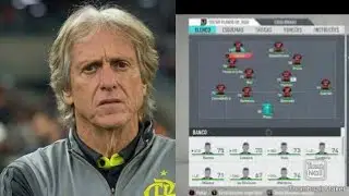 T&aacute;tica Jorge Jesus Flamengo Fifa 20