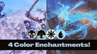 ☠️🌳☀️💧4 Color Enchantments Deck W/ Hidden Tech! [Mtg Arena] [Standard best of 3] [Crimson Vow]