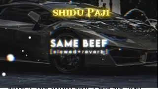 🔥 Same Beef (Lo-Fi Vibes) | Sidhu Moose Wala x Bohemia | LoFi Remix  