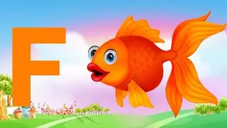 A for Apple,B for Ball - Learn Alphabetic with one Letter -Tick Cartoon