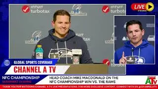 Seahawks Head Coach Mike Macdonald On The NFC Championship Win vs  The Rams