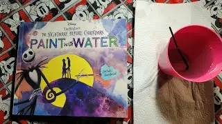 Coloring Chat In Nightmare Before Christmas Just Add Water Book