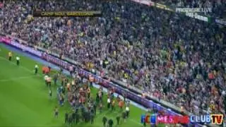 Celebracion en el Camp Nou FC Barcelona 3/4