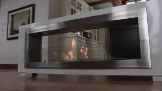 Santa Cruz 2-Sided - Ethanol Fireplace by Eco-Feu