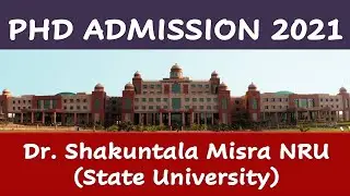 PhD Admission 2021 || State University || Last Date - 30/09/2021