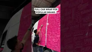 Watch This Ghost Drops Commercial Van Wrap..🔥 #carwrap #vinyl #transformation #mercedes #shorts