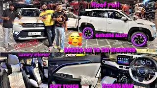 Brezza Base To Top Model Modificition With Price ✅ Brezza Lxi CNG Modified with price #brezza 🔥