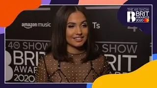 Mabel reacts to winning Female Solo Artist | The BRIT Awards 2020