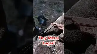 Toy metal LUGER pistol found #metaldetecting Diggin' Florida w/ Rob! #short