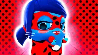 🐞 Miraculous Ladybug Theme Song ⭐️ Ladybug & Cat Noir 💕 Nursery Rhymes by The Mini Moonies Official