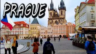 Prague, Czech Republic | 4K Walking | After Rain | 2022