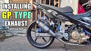 INSTALLING REPLICA PRO GP TYPE EXHAUST | RAIDER 150 FI | KAMBYO MOTO