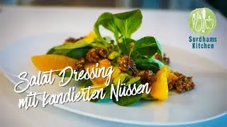 Salat Dressing Machen Teil 5   Feldsalat mit kandierten Walnüssen