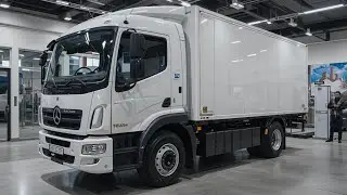 EGEB Tevva debuts as the first UK-designed 7.5 metric ton electric truck,white color