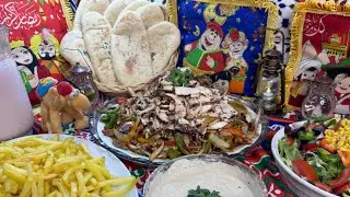 فطار ١٣ رمضان شاورمة دجاج باسهل واسرع طريقة تخفة لازم تجربيها بجد